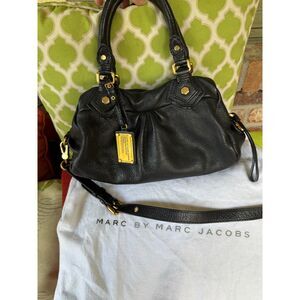 MARC by MARC JACOBS BABY w/ Dust Bag AIDAN CLASSIC Q SATCHEL HANDBAG LEATHER
